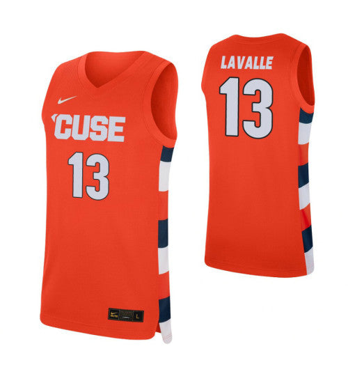 Syracuse Orange 13 Chris Lavalle Orange College Basketball Jersey | Stitched Jersey RTJS 7124