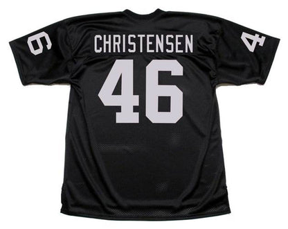 Oakland Raiders Todd Christensen NFL jersey front view