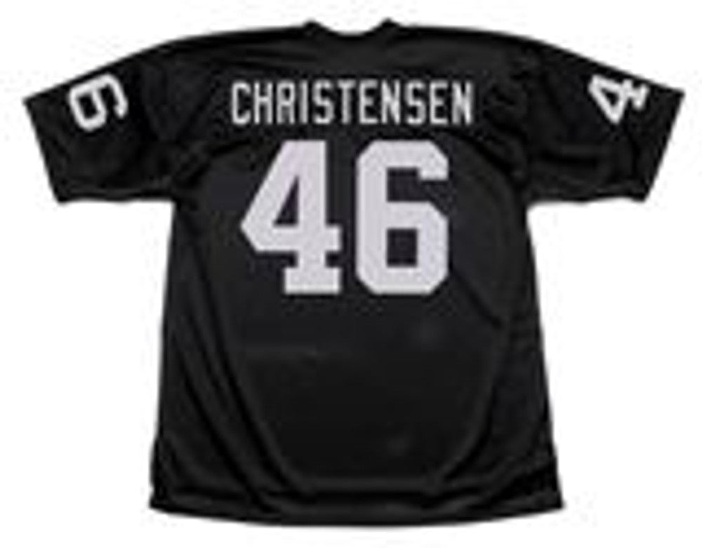 Oakland Raiders Todd Christensen NFL jersey front view