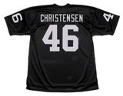 Oakland Raiders Todd Christensen NFL jersey front view