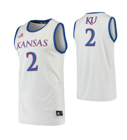 Kansas Jayhawks 2 Christian Braun College Basketball Jersey Gray stitched retro jersey