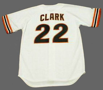 JC SFG 1983 Cooperstown Home Baseball Stitched Jersey, Vintage Baseball Jersey, Retro Sewn Jersey