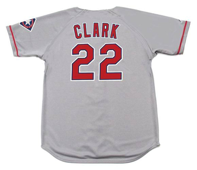 Texas Rangers Will Clark MLB jersey front view