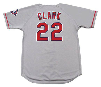 Texas Rangers Will Clark MLB jersey front view