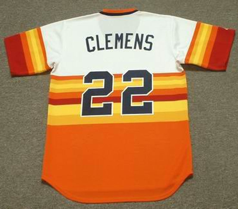Houston Astros Roger Clemens Cooperstown MLB jersey front view