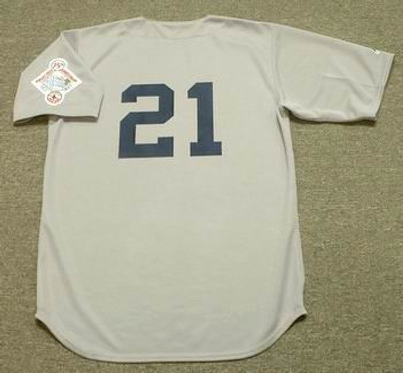 Boston Red Sox Roger Clemens Cooperstown MLB jersey front view