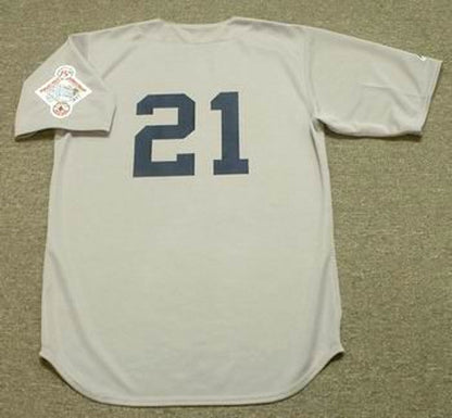 Boston Red Sox Roger Clemens Cooperstown MLB jersey front view