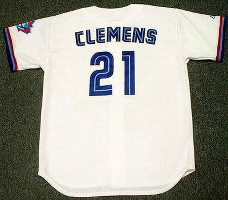 Toronto Blue Jays Roger Clemens MLB jersey front view