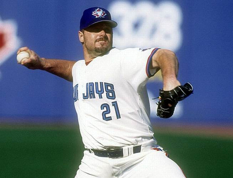 Toronto Blue Jays Roger Clemens MLB jersey front view