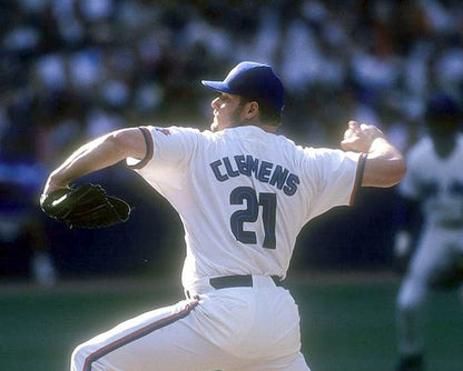 Toronto Blue Jays Roger Clemens MLB jersey front view