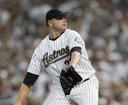 Houston Astros Roger Clemens MLB jersey front view