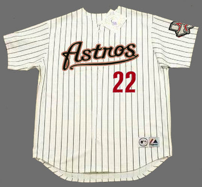 Houston Astros Roger Clemens MLB jersey front view