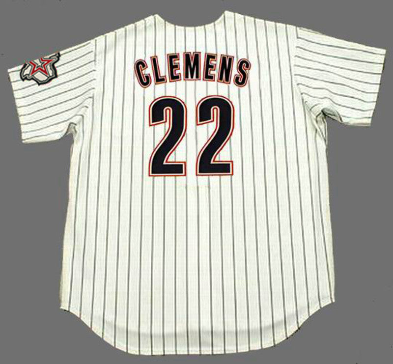 Houston Astros Roger Clemens MLB jersey front view