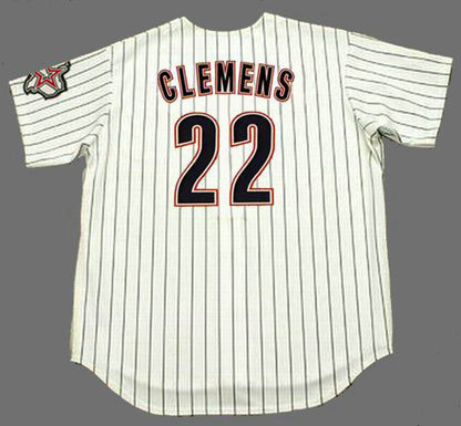 Houston Astros Roger Clemens MLB jersey front view