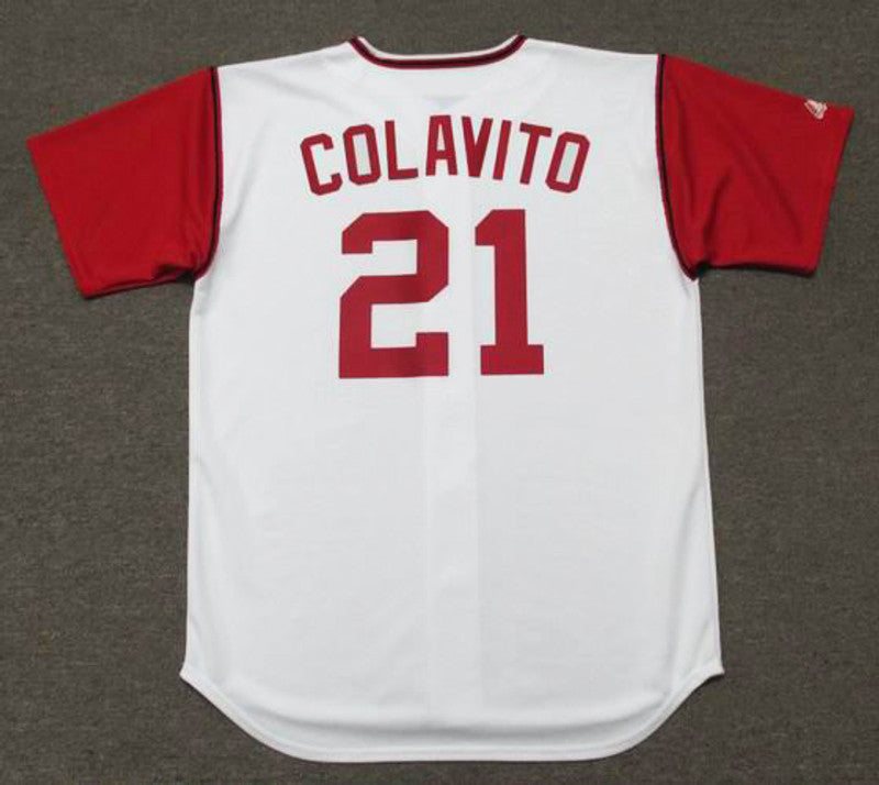 Cleveland Indians Rocky Colavito MLB jersey front view