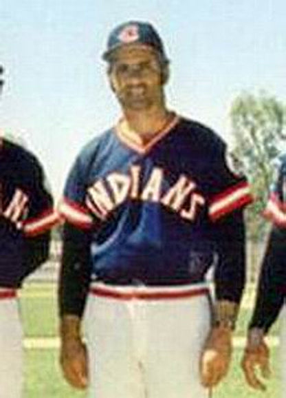 Cleveland Indians Rocky Colavito MLB jersey front view