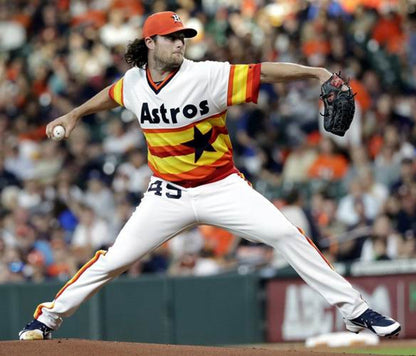 Houston Astros Gerrit Cole 1980s MLB jersey front view
