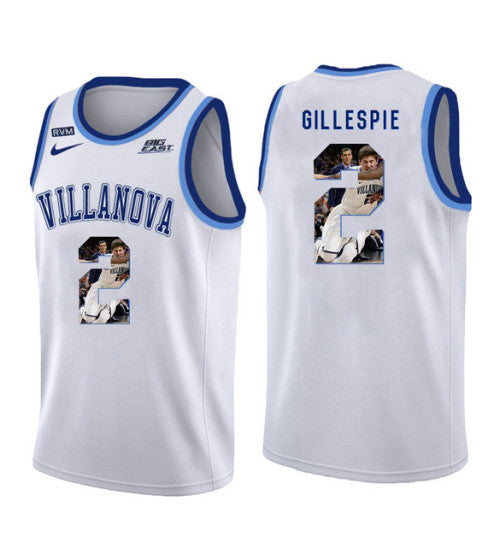 Villanova Wildcats 2 Collin Gillespie College Basketball Jersey White 5416 | Stitched Jersey RTJS 6332