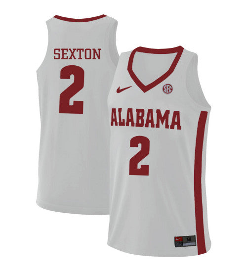 Alabama Crimson Tide 2 Collin Sexton College Basketball Jersey White 5935 | Stitched Jersey RTJS 5813