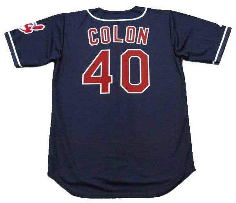 Cleveland Indians Bartolo Colon MLB jersey front view