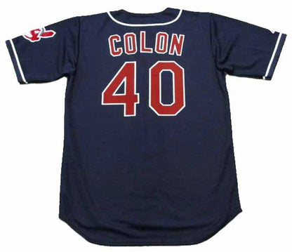 Cleveland Indians Bartolo Colon MLB jersey front view