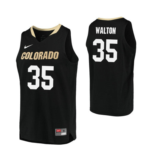 Colorado Buffaloes 35 Dallas Walton College Basketball Jersey Black | Stitched Jersey RTJS 5026