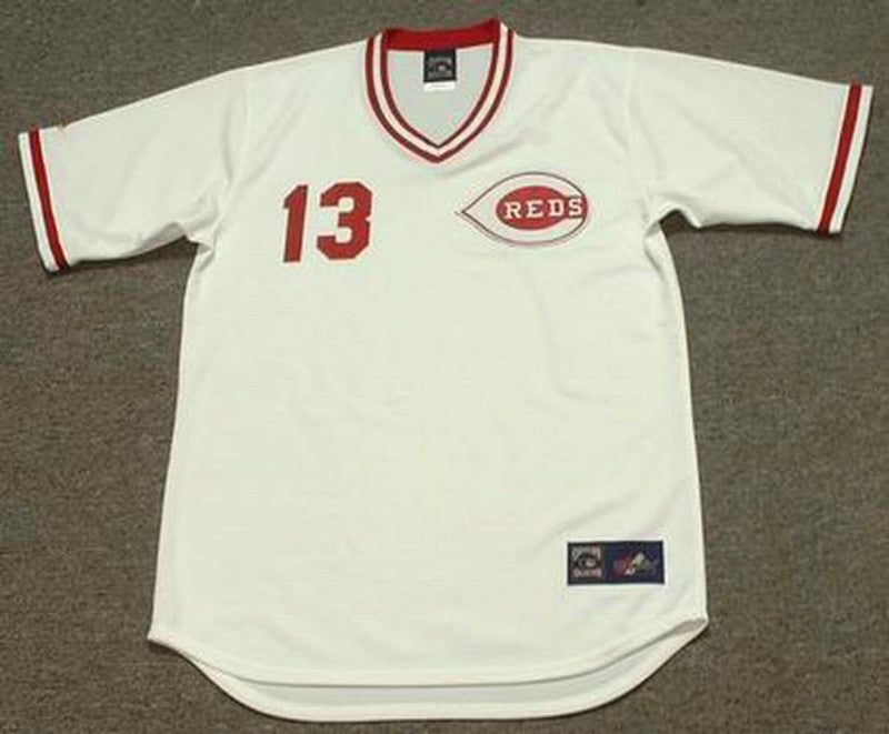 Cincinnati Reds Dave Concepcion Cooperstown MLB jersey front view