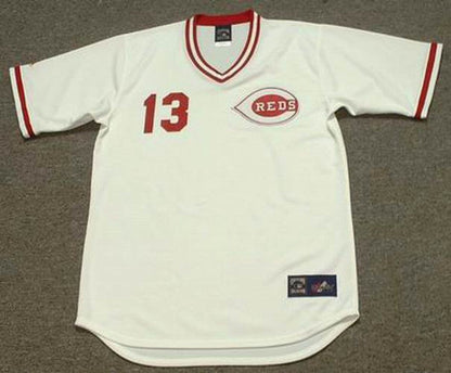 Cincinnati Reds Dave Concepcion Cooperstown MLB jersey front view