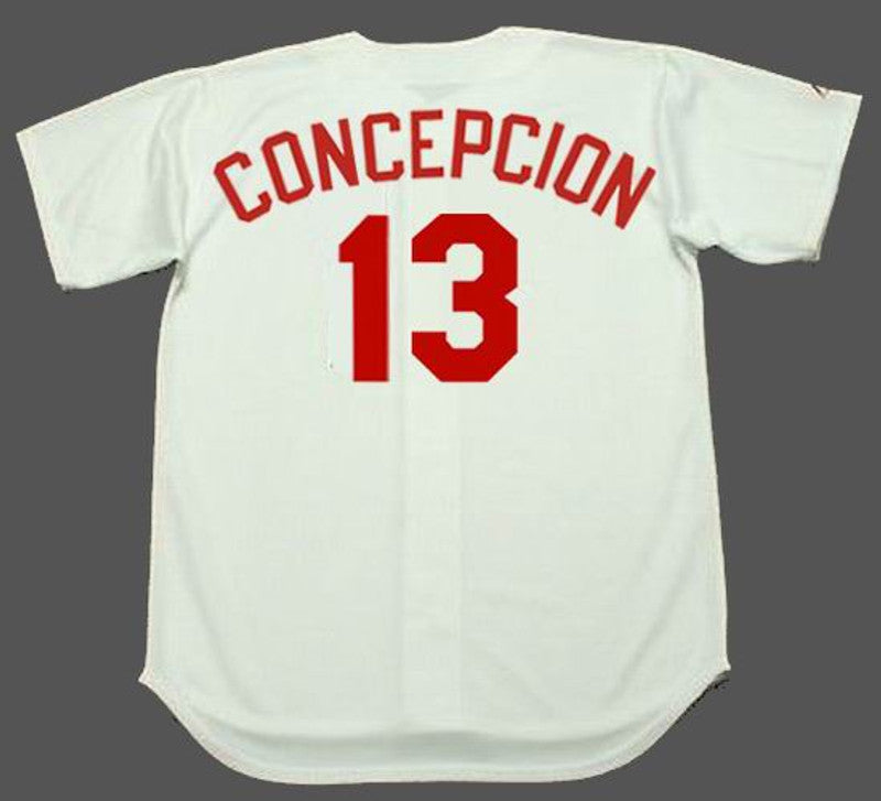 Cincinnati Reds Dave Concepcion Cooperstown MLB jersey front view