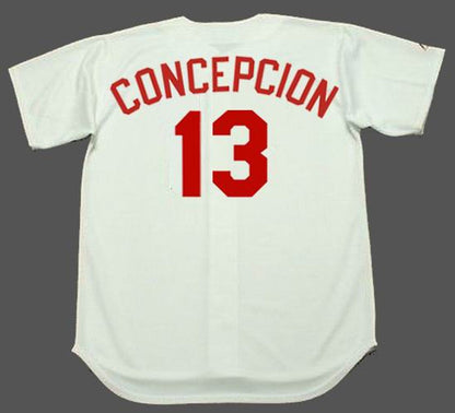 Cincinnati Reds Dave Concepcion Cooperstown MLB jersey front view