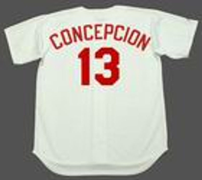 Cincinnati Reds Dave Concepcion Cooperstown MLB jersey front view