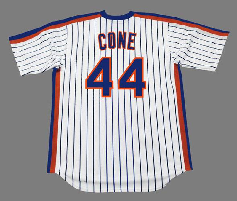 New York Mets David Cone Cooperstown MLB jersey front view
