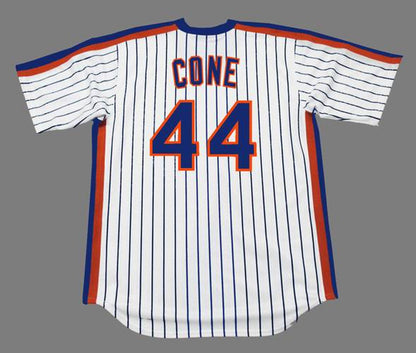New York Mets David Cone Cooperstown MLB jersey front view