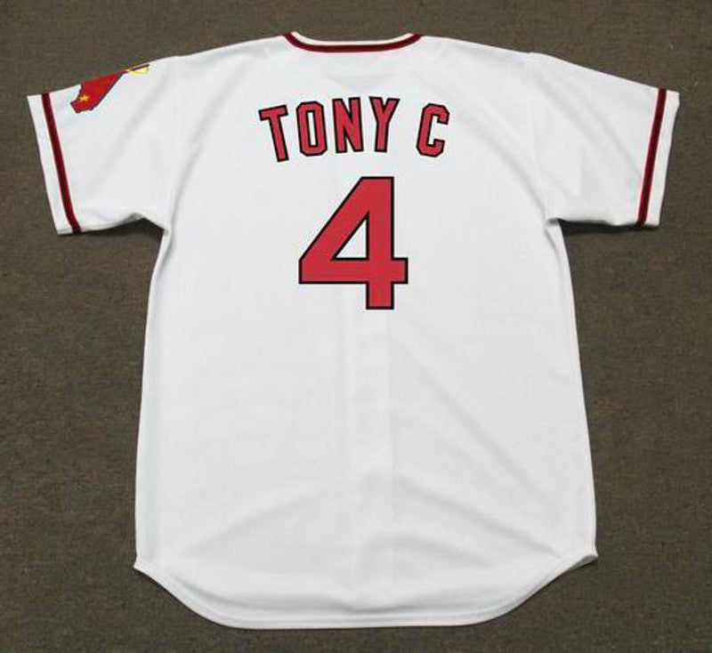 Tony Conigliaro California Angels 1971 Home Baseball Throwback Baseball Jersey jersey front view