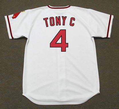 Tony Conigliaro California Angels 1971 Home Baseball Throwback Baseball Jersey jersey front view