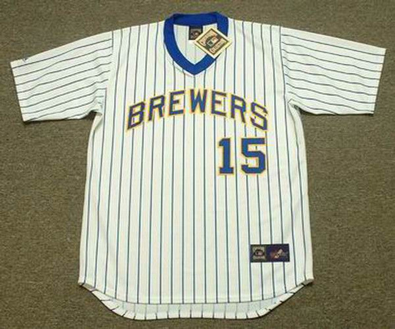 CC MB Milwaukee 1982 Home Throwback Baseball Stitched Jersey, Vintage Baseball Jersey, Retro Sewn Jersey