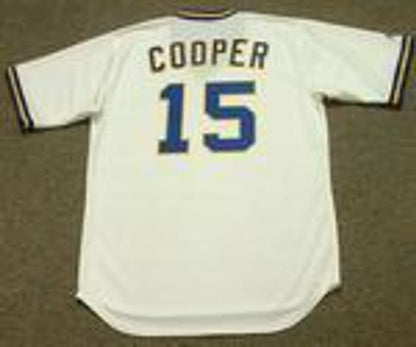 Milwaukee Brewers Cecil Cooper MLB jersey front view