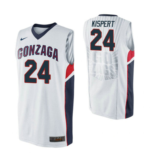 Gonzaga Bulldogs Corey Kispert College Basketball Jersey White 7439 | Stitched Jersey RTJS 4309