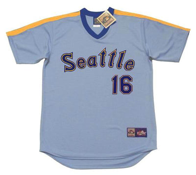 Seattle Mariners Al Cowens Cooperstown MLB jersey front view