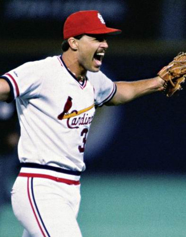 Danny Cox St Louis Cardinals 1985 Cooperstown Throwback Home Stitched Jersey jersey front view