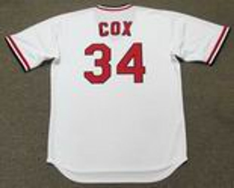 Danny Cox St Louis Cardinals 1985 Cooperstown Throwback Home Stitched Jersey jersey front view