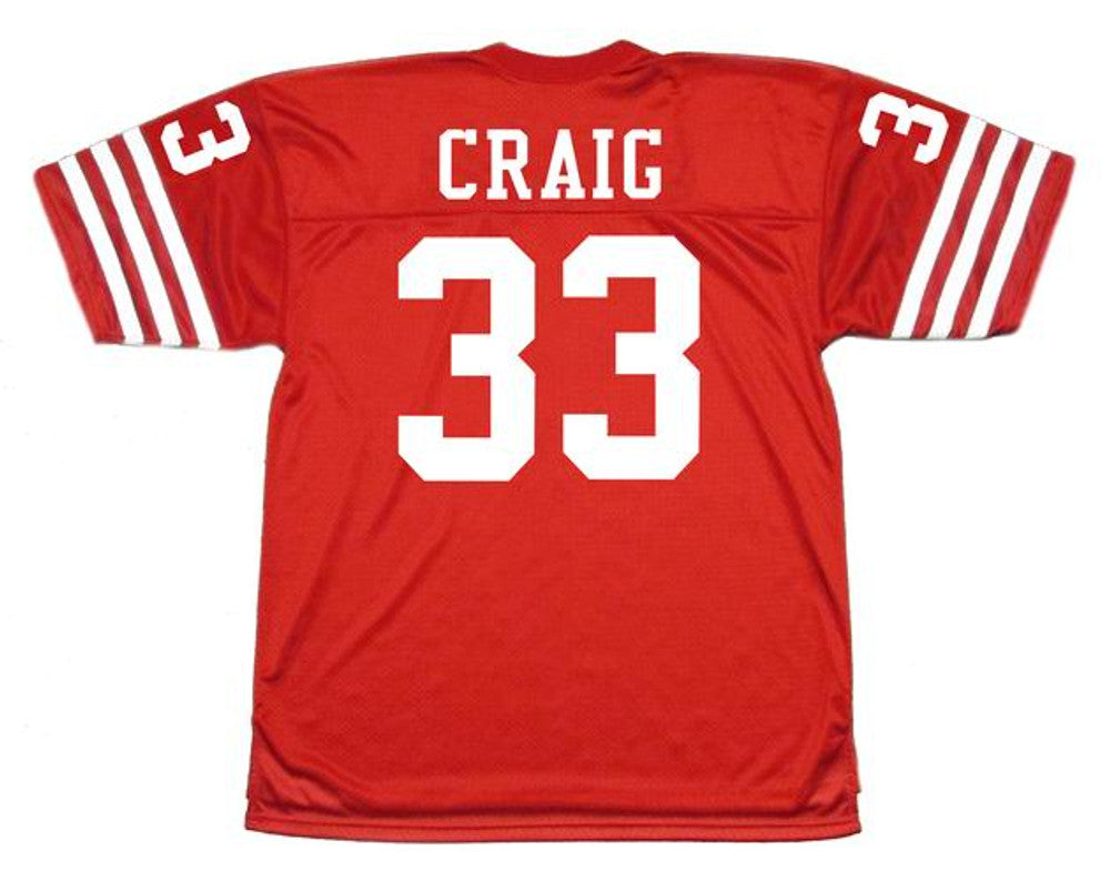 San Francisco 49ers Roger Craig NFL jersey front view