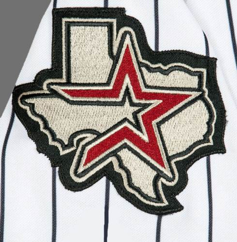 Houston Astros Roger Clemens MLB jersey front view