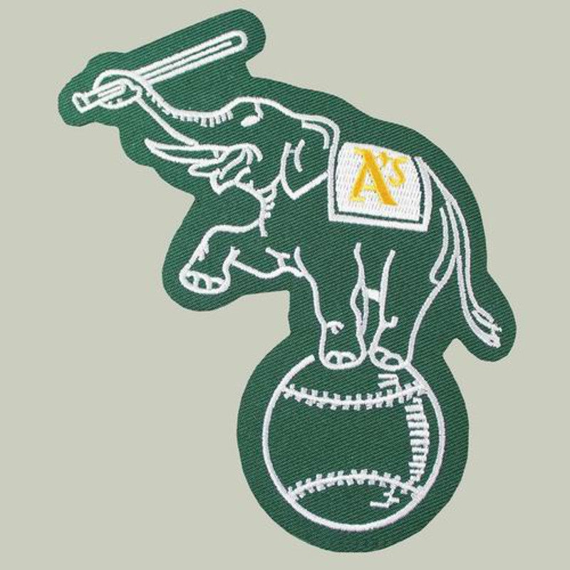 Oakland Athletics Mike Piazza MLB jersey front view