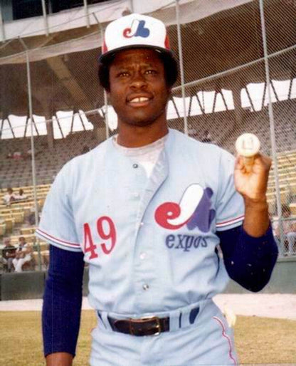 Montreal Expos Warren Cromartie Cooperstown MLB jersey front view