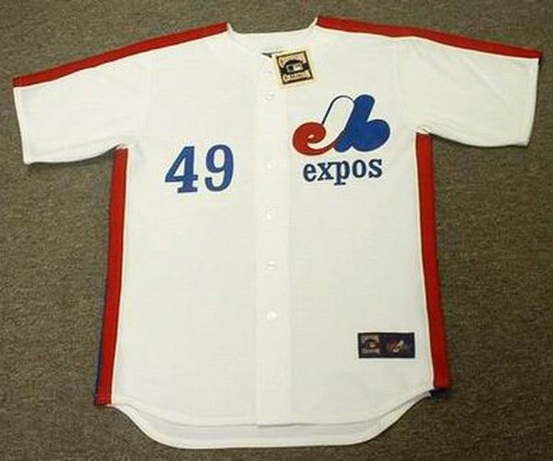 Montreal Expos Warren Cromartie Cooperstown MLB jersey front view