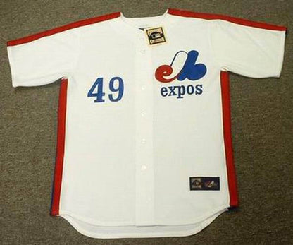 Montreal Expos Warren Cromartie Cooperstown MLB jersey front view