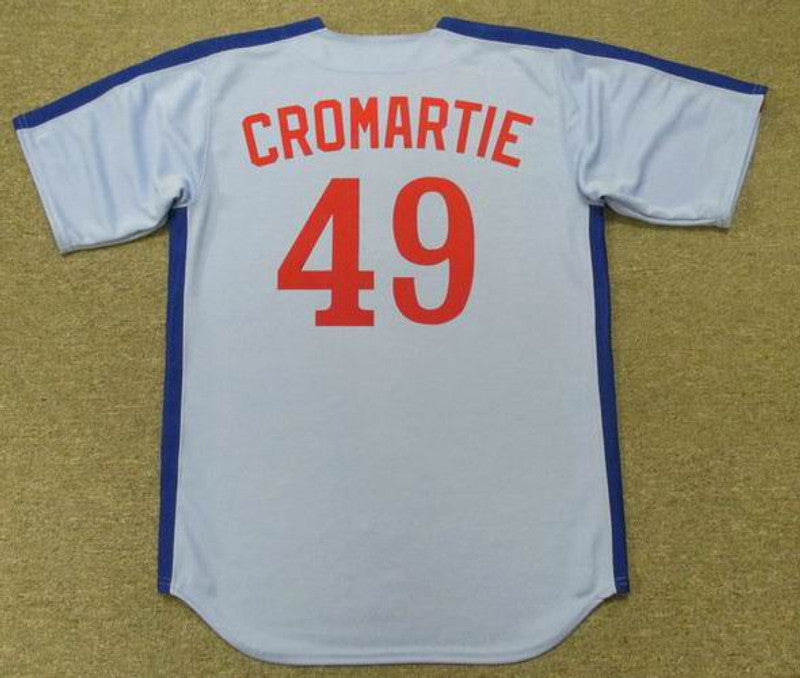 Montreal Expos Warren Cromartie Cooperstown MLB jersey front view