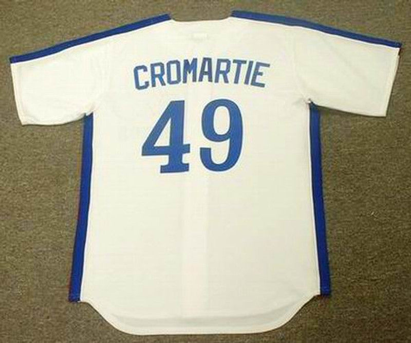 Montreal Expos Warren Cromartie Cooperstown MLB jersey front view
