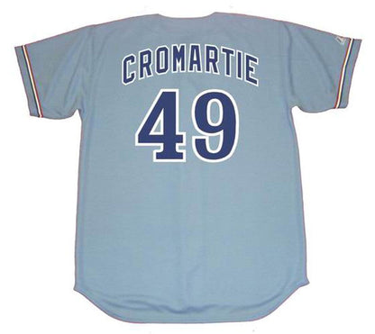 Montreal Expos Warren Cromartie Cooperstown MLB jersey front view